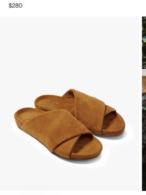Beek Kea Suede slide sandal 9